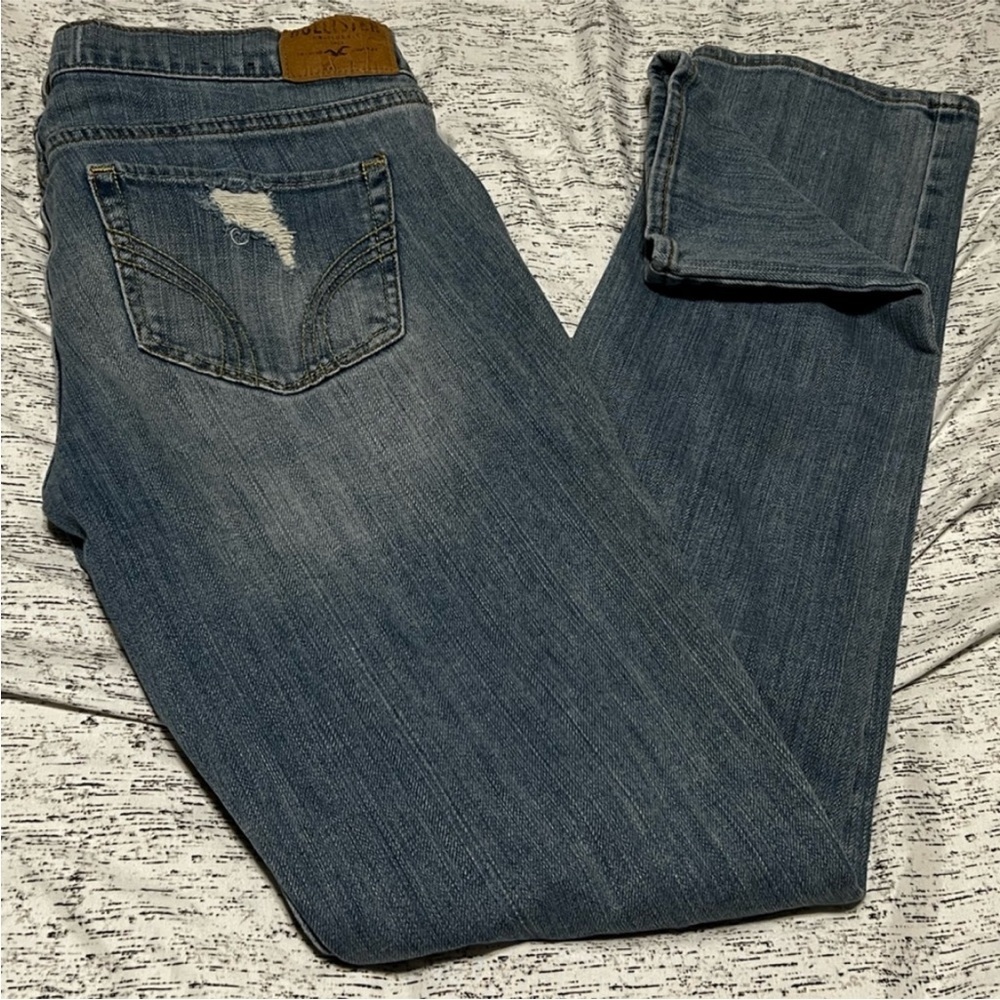 Hollister distressed denim jeans